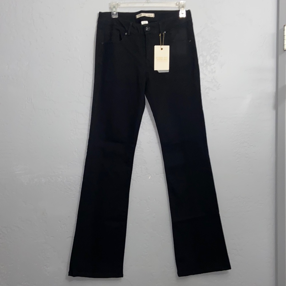 NWT C’EST TOI Jeans USA Premium Denimwear Black Bootcut Size 11